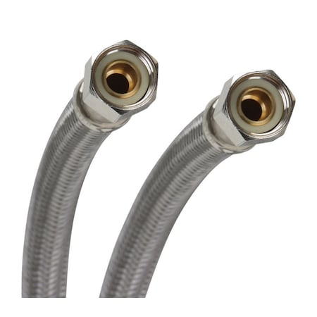 Fluidmaster Fluidmaster 3/8 in. Compression X 3/8 in. D Compression 60 in. Stainless Steel Dishwasher Supply Lin 6W60